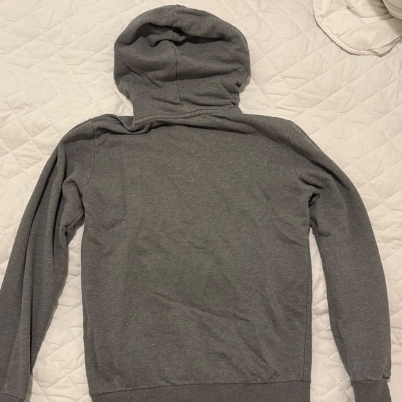 Lacoste grey hoodie green crocodile logo size small - Picture 3 of 3